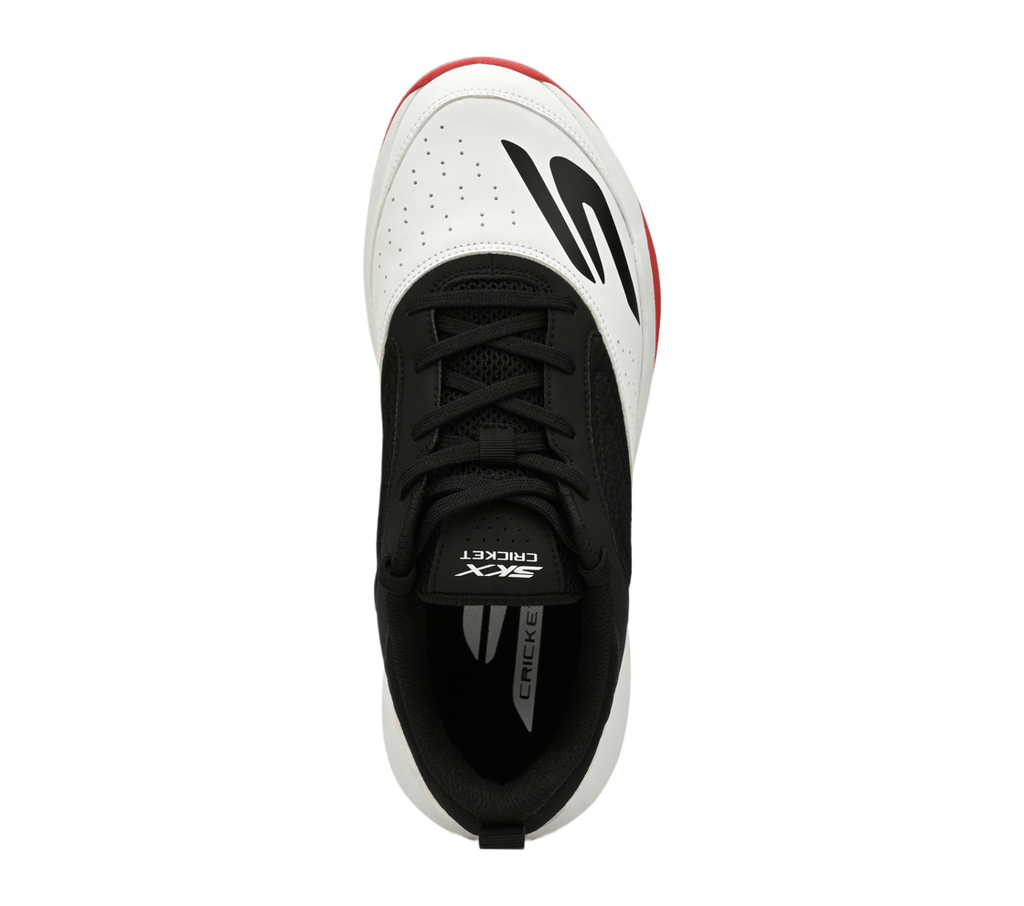 Skechers 214205ID WBRD Cricket Turf Shoes White Black Red view 2