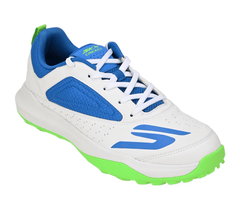 Skechers 214205ID WBL Cricket Turf Shoes White Blue view 5