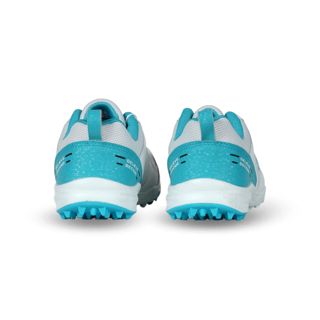SG Fusion Cricket Rubber Shoes Teal White view 5