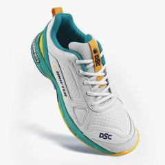 DSC Drifter SGYL Cricket Spikes Shoes Sea Green Yellow view 5