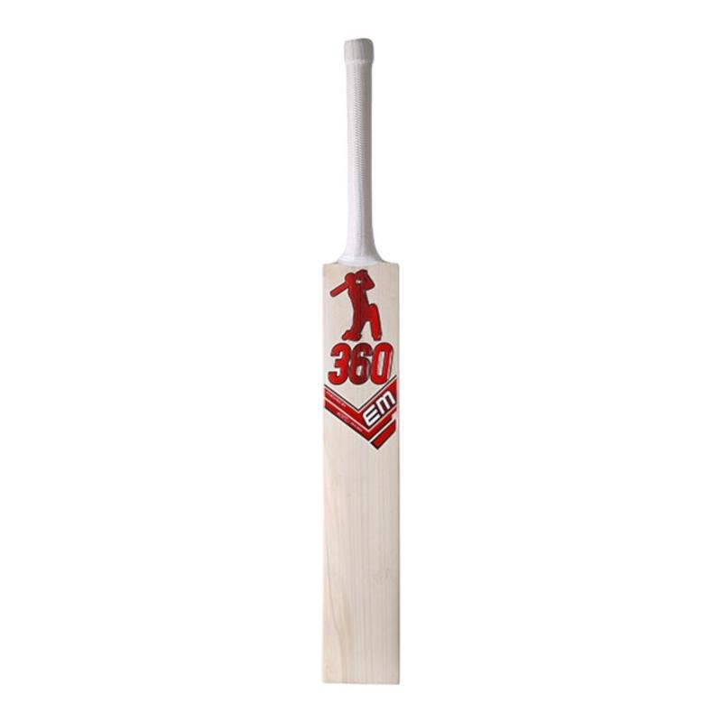 EM 360 Bold English Willow Cricket Bat front