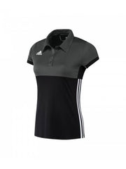Adidas T16 Womens Polo - Black/Grey - NZ Cricket Store
