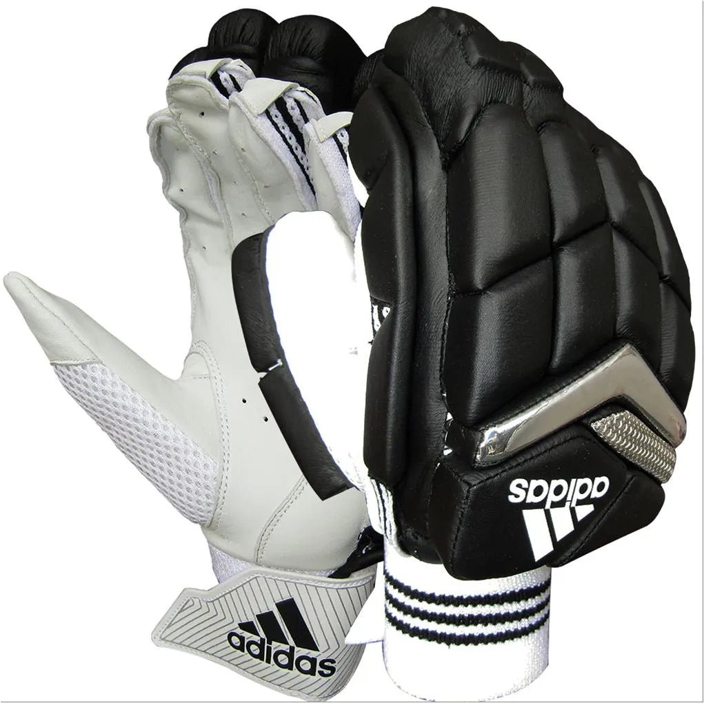 Adidas XT 1.0 Cricket Batting Gloves Black Silver IPL Edition