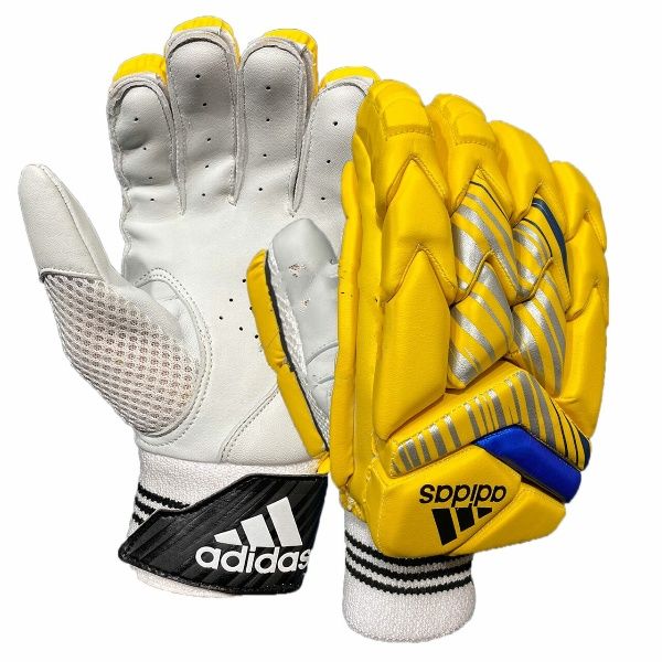 Adidas XT 1.0 Cricket Batting Gloves- Yellow/Blue IPL Edition - NZ Cricket Store