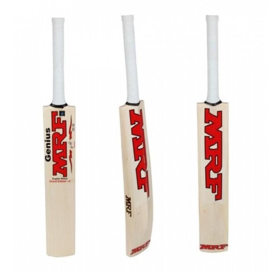 MRF Genius Grand Edition Junior English Willow Cricket Bat Size 4 - NZ Cricket Store