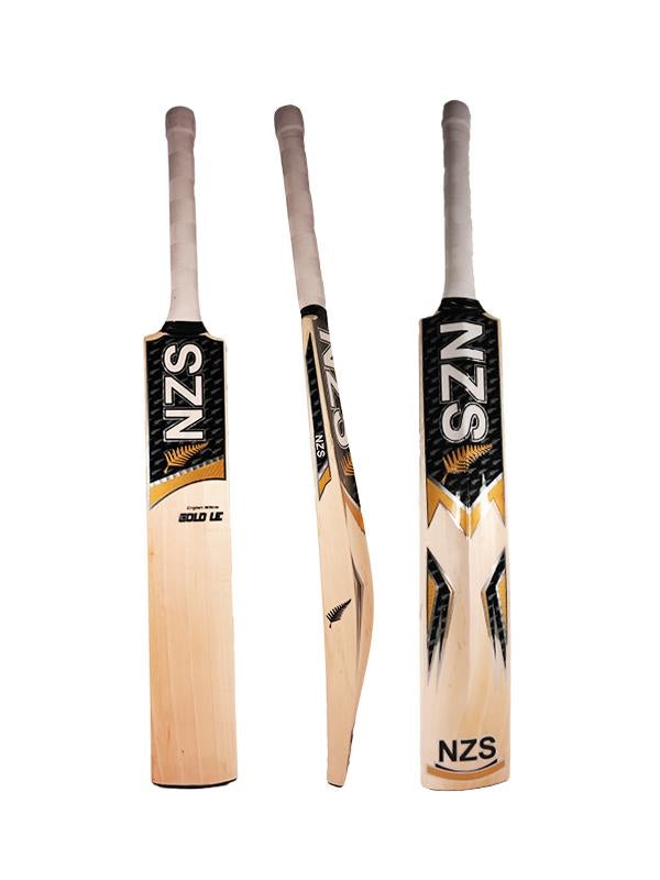 NZS Gold Cricket Bat Stickers - NZ Cricket Store