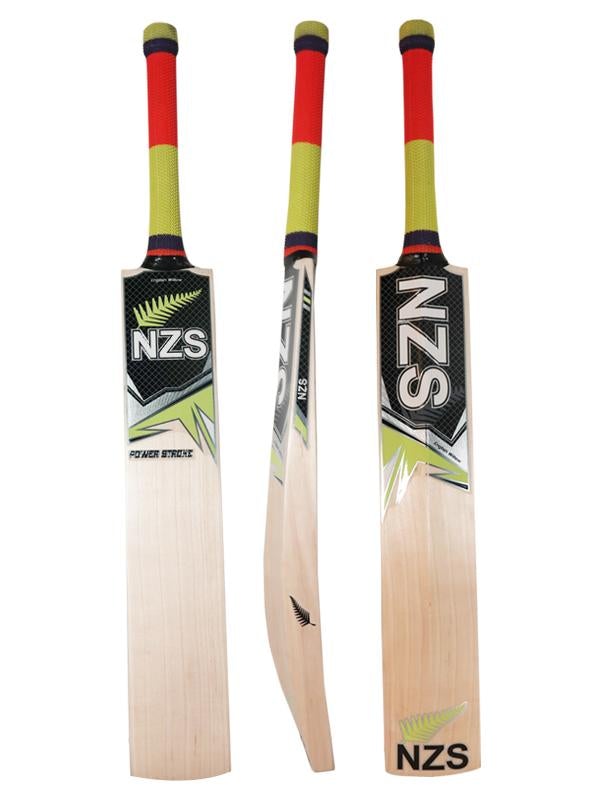 NZS Green Cricket Bat Stickers