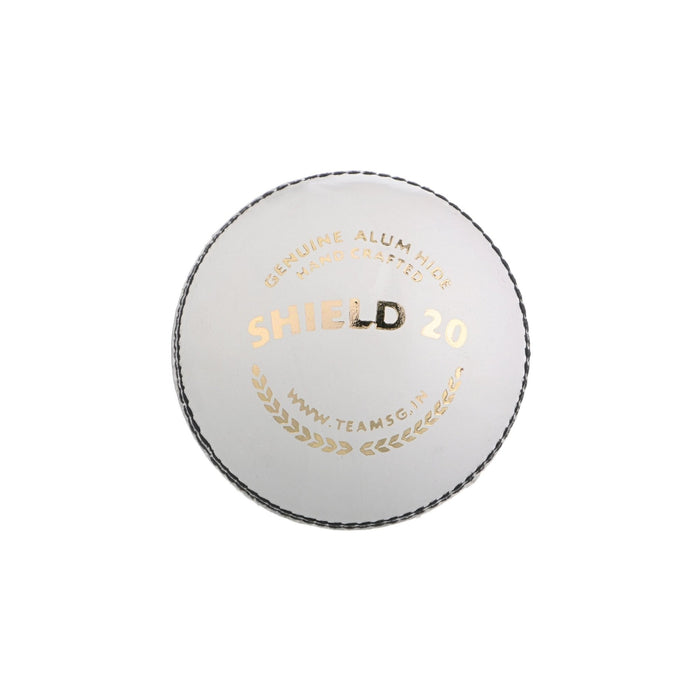SG Shield 20 White Cricket Ball