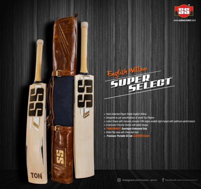 SS Super Selected English Willow Cricket Bat - NZ Cricket Store